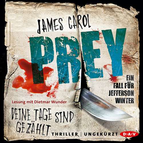 Cover von James Carol - Prey - Deine Tage sind gezählt. Ein Fall für Jefferson Winter