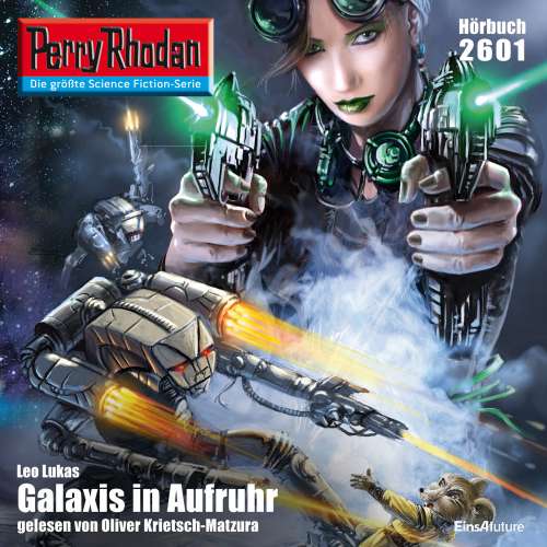 Cover von Leo Lukas - Perry Rhodan - Erstauflage 2601 - Galaxis in Aufruhr