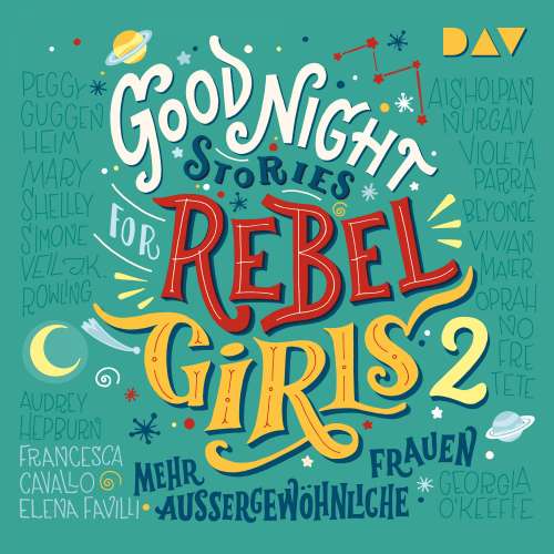 Cover von Elena Favilli - Mehr außergewöhnliche Frauen - Good Night Stories for Rebel Girls, Band 2 - Band 1 - Mehr außergewöhnliche Frauen