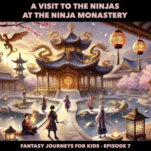 Cover - Fantasy Journeys for Kids - A Visit to the Ninjas at the Ninja Monastery - Episode 7