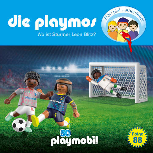 Cover von Die Playmos - Das Original Playmobil Hörspiel - Folge 88 - Wo ist Stürmer Leon Blitz?