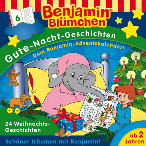 Cover von Benjamin Blümchen - Benjamin Blümchen Gute-Nacht-Geschichten - Folge 6: 24 Weihnachts-Geschichten