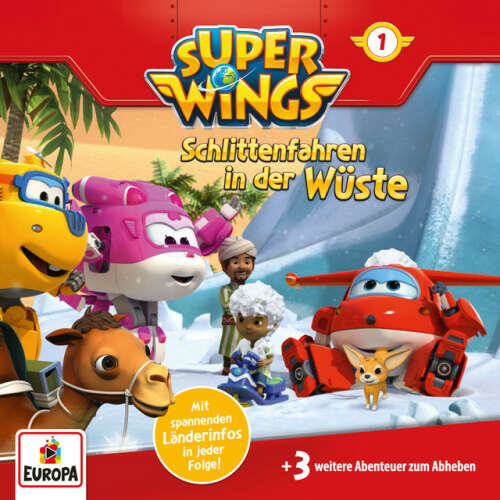Cover von Super Wings - 001/Schlittenfahren in der Wüste