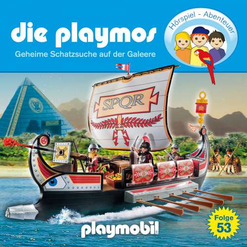 Cover von Die Playmos - Das Original Playmobil Hörspiel - Folge 53 - Geheime Schatzsuche auf der Galeere
