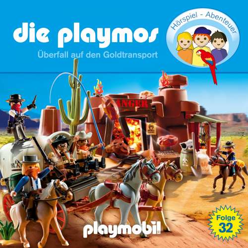 Cover von Die Playmos - Das Original Playmobil Hörspiel - Folge 32 - Überfall auf den Goldtransport