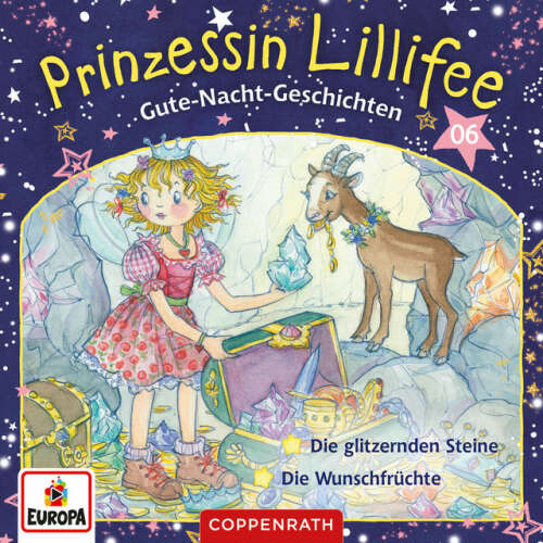 Cover von Prinzessin Lillifee - 006/Gute-Nacht-Geschichten Folge 11+12 - Die glitzernden Steine/Die Wunschfrüchte