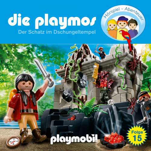 Cover von Die Playmos - Das Original Playmobil Hörspiel - Folge 15 - Der Schatz im Dschungeltempel