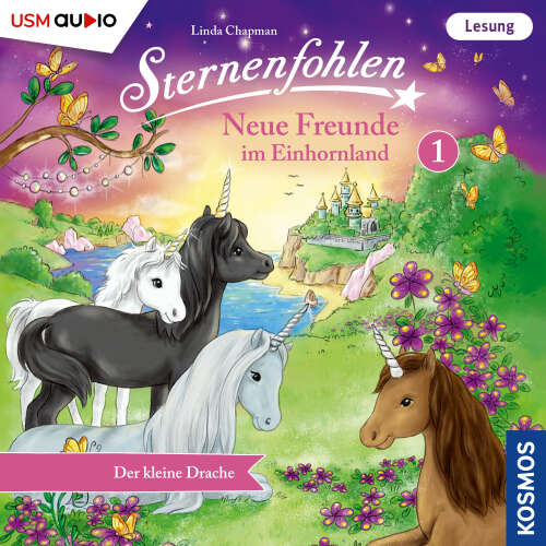 Cover - Linda Chapman - Sternenfohlen - Neue Freunde im Einhornland - Teil 1 - Der kleine Drache