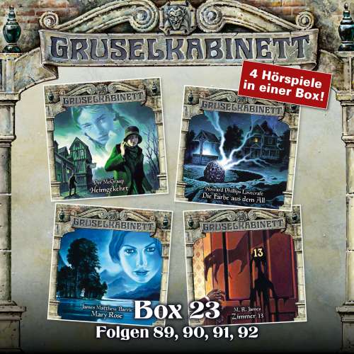 Cover von Gruselkabinett - Box 23 - Folgen 89, 90, 91, 92
