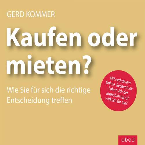 Cover von Gerd Kommer - Kaufen oder mieten? 2018 - Wie Sie für sich die richtige Entscheidung treffen