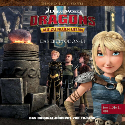 Cover von Dragons - Auf zu neuen Ufern - Folge 43: Goldrausch / Das Eruptodon-Ei (Das Original-Hörspiel zur TV-Serie)