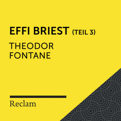 Cover von Reclam Hörbücher - Fontane: Effi Briest (Reclam Hörbuch) - Teil 3