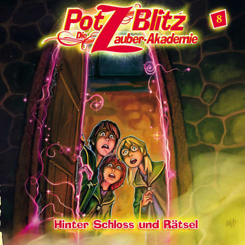 Cover von Potz Blitz - Die Zauber-Akademie - Folge 8 - Hinter Schloss und Rätsel