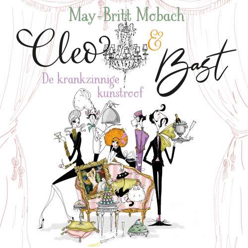 Cover von May-Britt Mobach - Cleo & Bast - De krankzinnige kunstroof