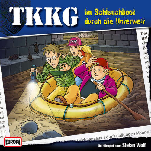Cover von TKKG - 127/Im Schlauchboot durch die Unterwelt