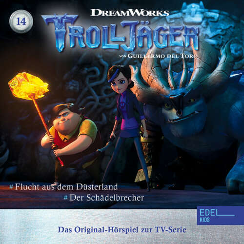 Cover von Trolljäger - Folge 14: Flucht aus dem Düsterland / Der Schädelbrecher (Das Original-Hörspiel zur TV-Serie)