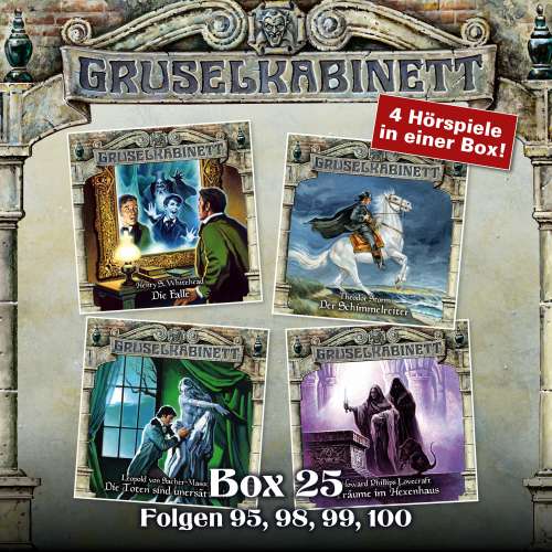 Cover von Gruselkabinett - Box 25 - Folgen 95, 98, 99, 100
