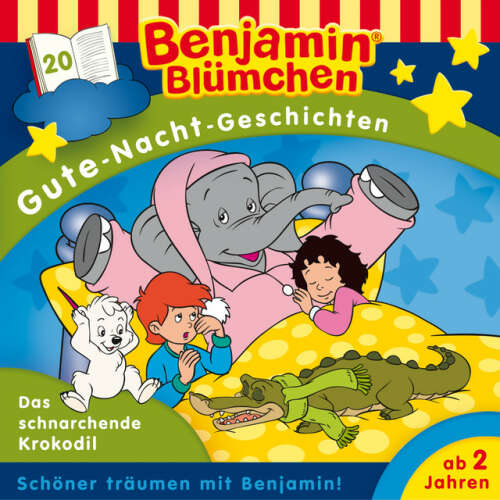 Cover von Benjamin Blümchen - Gute-Nacht-Geschichten - Folge 20: Das schnarchende Krokodil