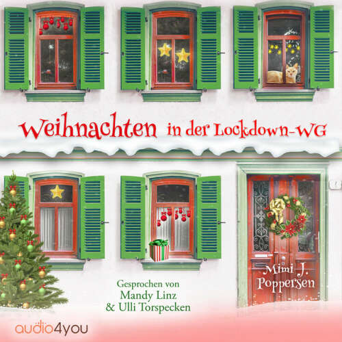 Cover von Mimi J. Poppersen - Weihnachten in der Lockdown-WG (Humorvoller Roman)