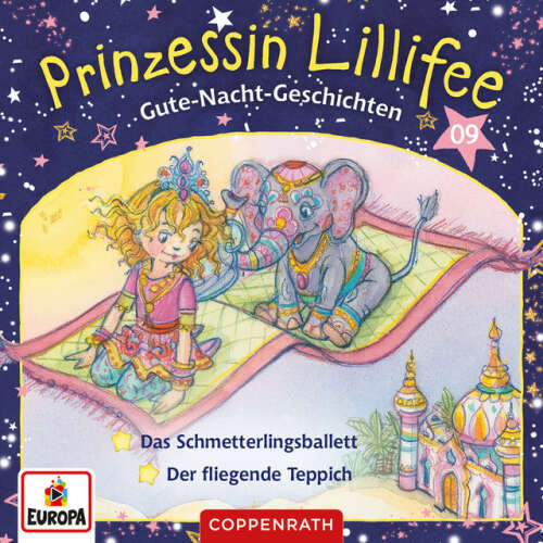 Cover von Prinzessin Lillifee - 009/Gute-Nacht-Geschichten Folge 17+18 - Das Schmetterlingsballett/Der fliegende Teppich