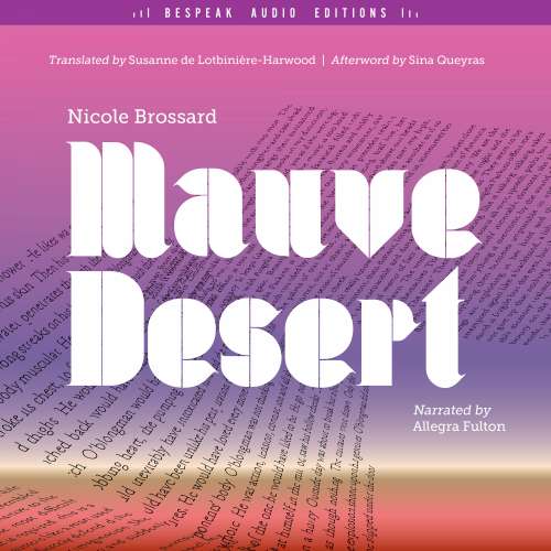 Cover von Nicole Brossard - Mauve Desert