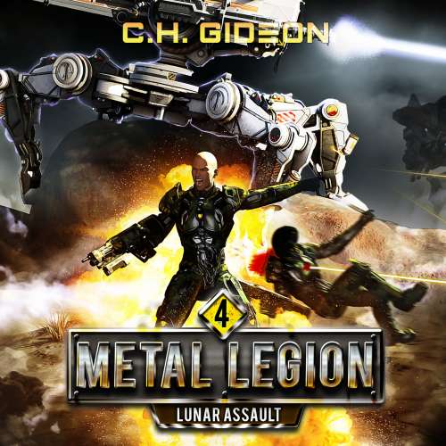 Cover von Craig Martelle - Metal Legion - Mechanized Warfare on a Galactic Scale - Book 4 - Lunar Assault