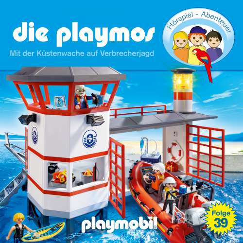 Cover von Die Playmos - Das Original Playmobil Hörspiel - Folge 39 - Mit der Küstenwache auf Verbrecherjagd