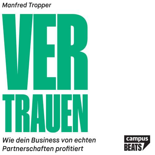 Cover von Manfred Tropper - Vertrauen - Wie dein Business von echten Partnerschaften profitiert