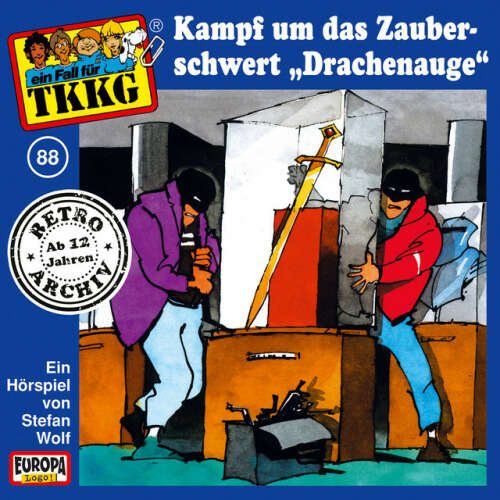 Cover von TKKG Retro-Archiv - 088/Kampf um das Zauberschwert "Drachenauge"