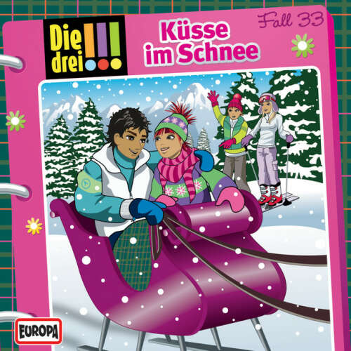 Cover von Die drei !!! - 033/Küsse im Schnee