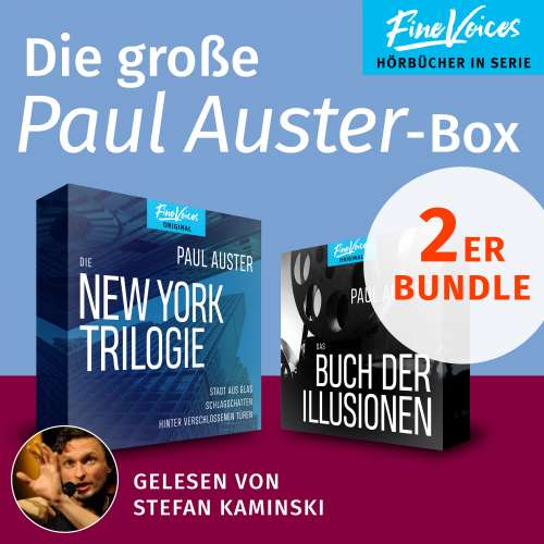 Cover von Paul Auster - Die große Paul Auster-Box - Die New York-Trilogie + Das Buch der Illusionen