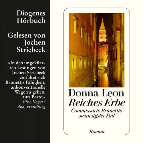 Cover von Donna Leon - Commissario Brunetti 20 - Reiches Erbe