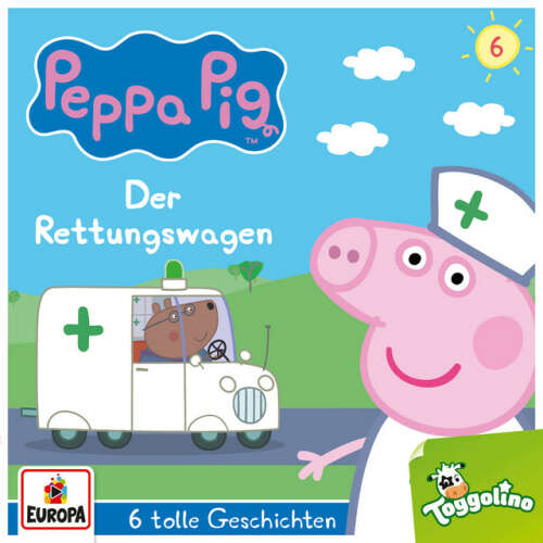 Cover von Peppa Pig Hörspiele - 006/Der Rettungswagen (und 5 weitere Geschichten)