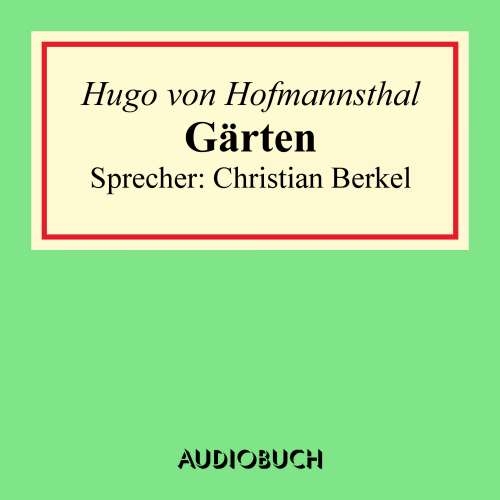 Cover von Hugo von Hofmannsthal - Gärten