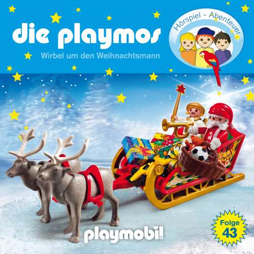 Cover von Die Playmos - Das Original Playmobil Hörspiel - Folge 43 - Wirbel um den Weihnachtsmann