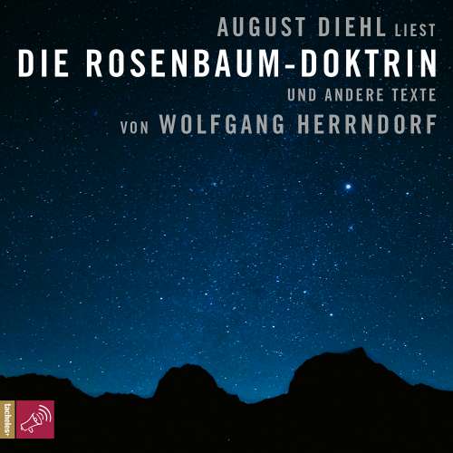 Cover von Wolfgang Herrndorf - Die Rosenbaum-Doktrin - und andere Texte