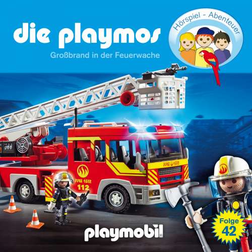 Cover von Die Playmos - Das Original Playmobil Hörspiel - Folge 42 - Großbrand in der Feuerwache