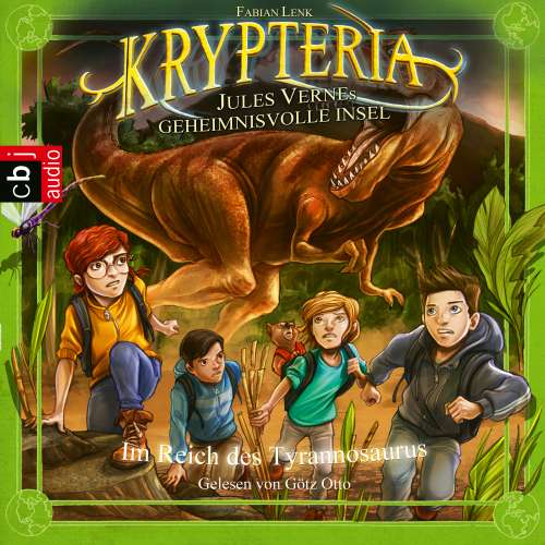 Cover von Fabian Lenk - Krypteria - Jules Vernes geheimnisvolle Insel 4 - Im Reich des Tyrannosaurus