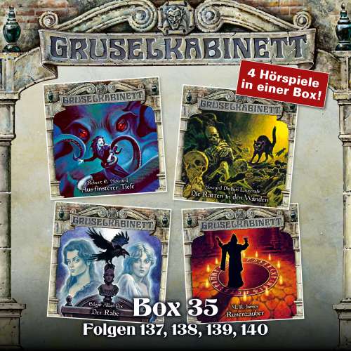 Cover von Gruselkabinett - Box 35 - Folgen 137, 138, 139, 140