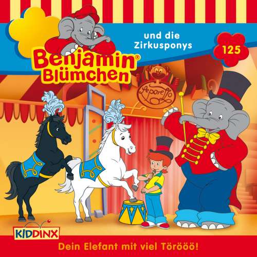 Cover von Benjamin Blümchen - Folge 125 - Benjamin und die Zirkusponys