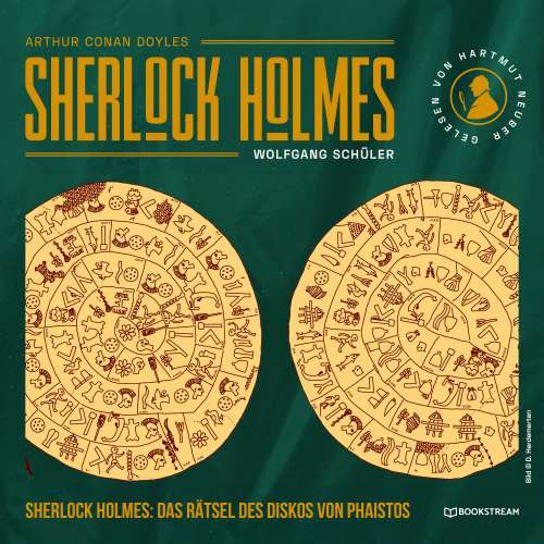 Cover von Arthur Conan Doyle - Sherlock Holmes - Die neuen Romane - Band 59 - Sherlock Holmes: Das Rätsel des Diskos von Phaistos