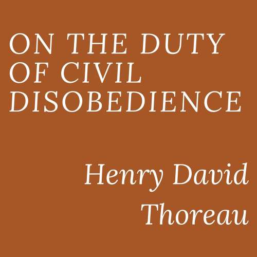 Cover von On the Duty of Civil Disobedience - On the Duty of Civil Disobedience