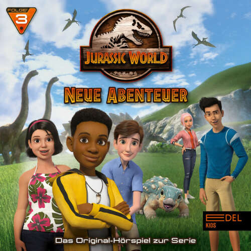 Cover von Jurassic World - Neue Abenteuer - Folge 3: Eddies Geburtstag / Willkommen in Jurassic World (Das Original-Hörspiel zur TV-Serie)