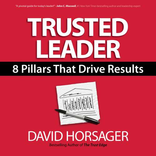 Cover von David Horsager - Trusted Leader - 8 Pillars That Drive Results