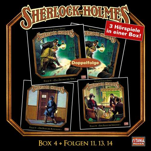 Cover von Sherlock Holmes - Box 4 - Folgen 11, 13, 14