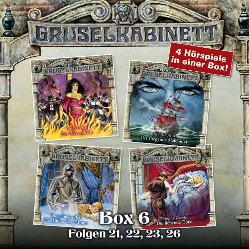 Cover von Gruselkabinett - Box 6 - Folgen 21, 22, 23, 26