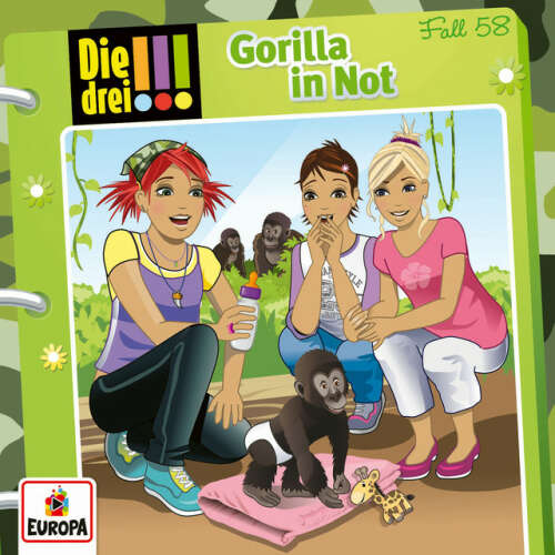 Cover von Die drei !!! - 058/Gorilla in Not