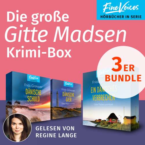 Cover von Frida Gronover - Die große Gitte Madsen Krimi-Box - Ein Dänisches Verbrechen + Dänische Schuld + Dänische Gier