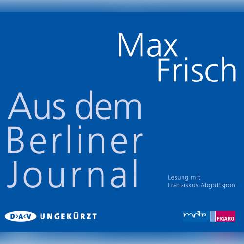 Cover von Max Frisch - Aus dem Berliner Journal