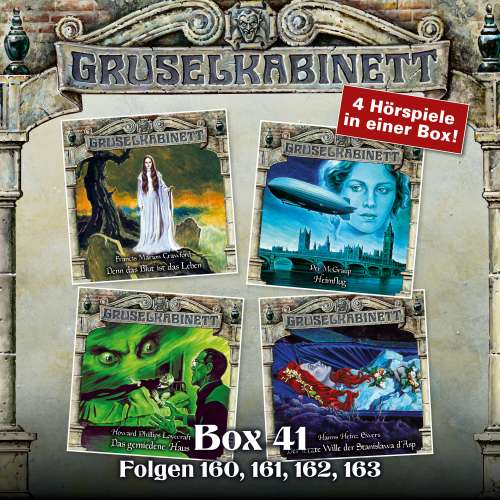 Cover von Gruselkabinett - Box 41 - Folgen 160, 161, 162, 163